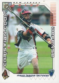 2001 Major League Lacrosse #NNO Christian Cook Front